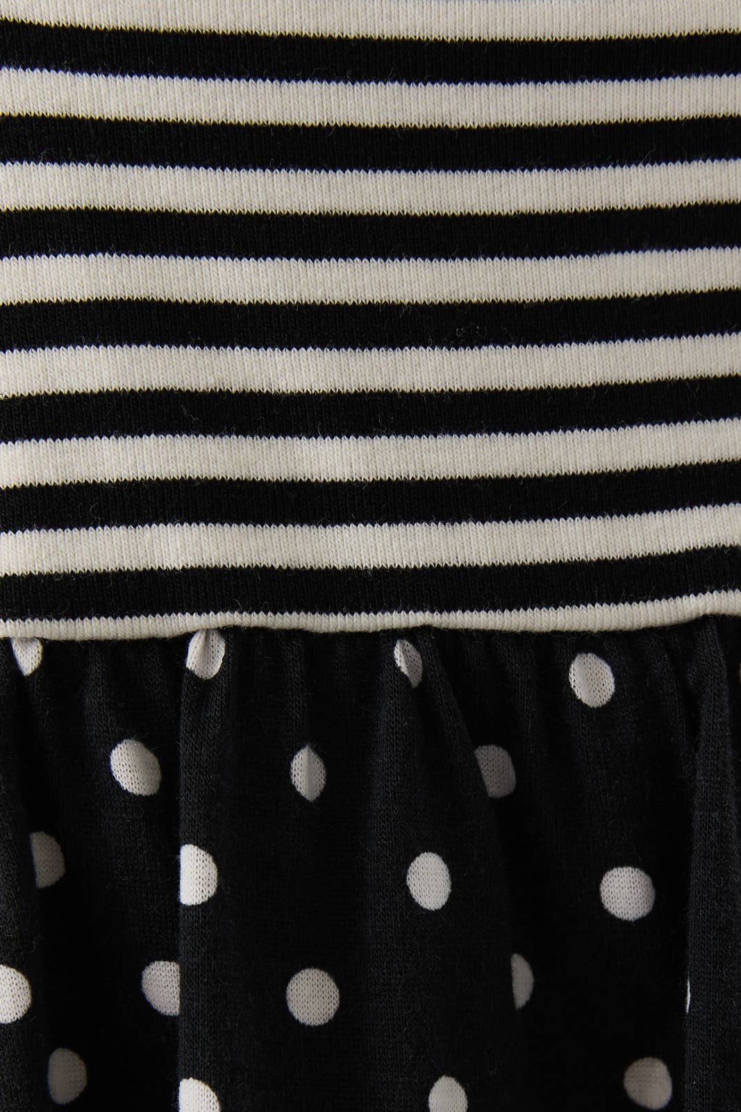 FRANKIE STRIPE AND POLKA DOT TOP