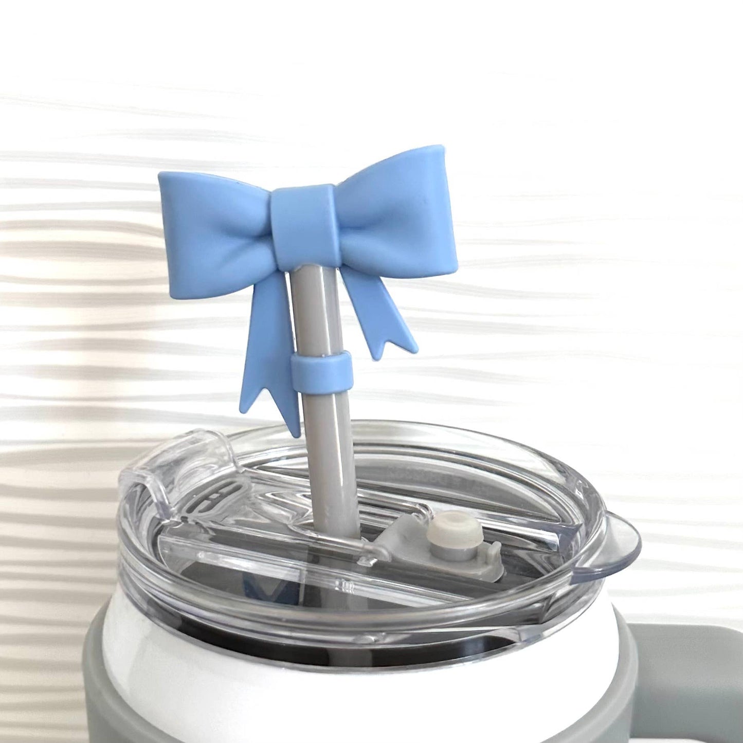 Straw Cover Topper Bow