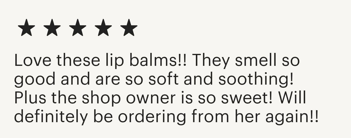 Beeswax Lip Balm Plastic-Free: Vanilla Bean