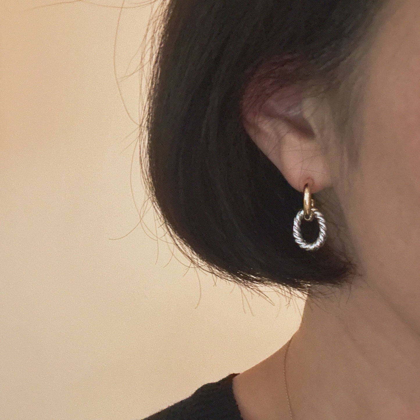 Two Toned Earrings