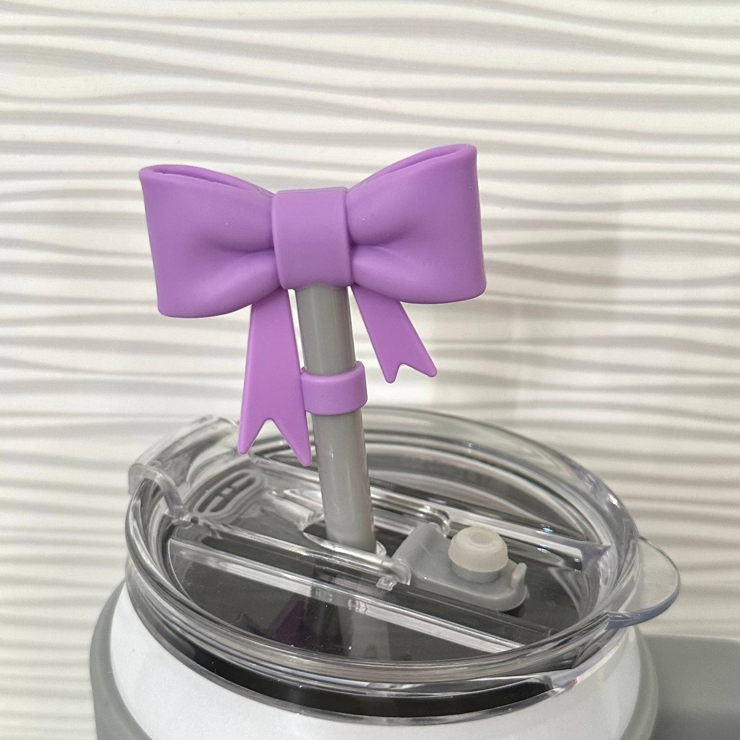 Straw Cover Topper Bow