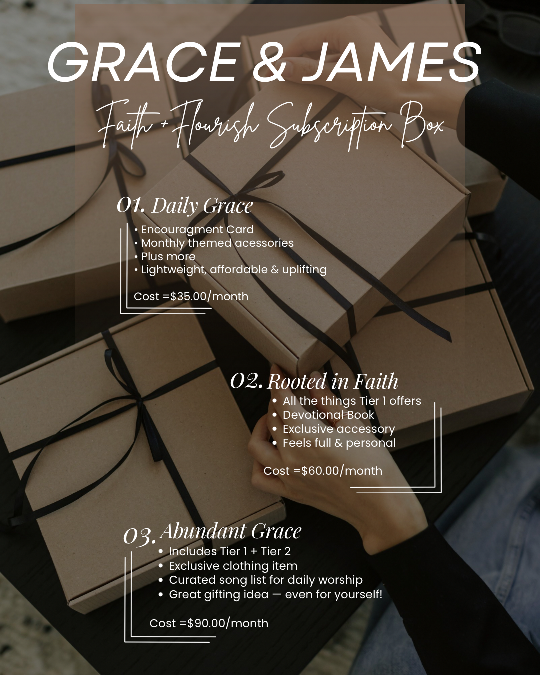 Faith + Flourish Subscription Box— Daily Grace Tier 1
