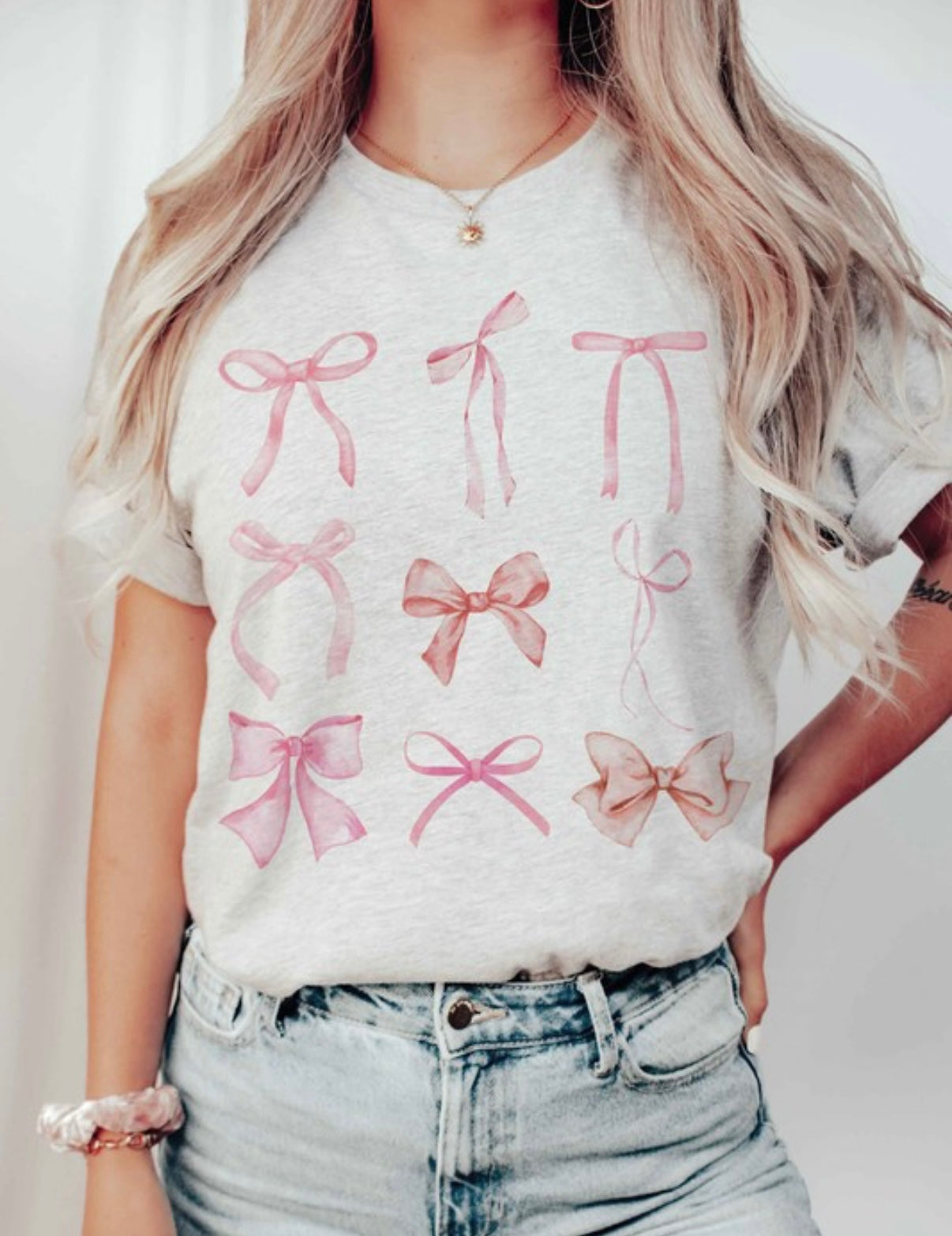 Pretty in Pink Bow t-shirt