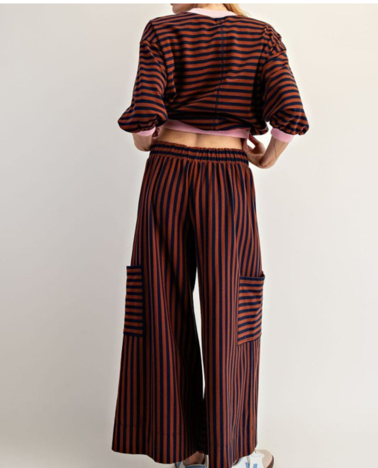 Justine Stripe Pocket Pants