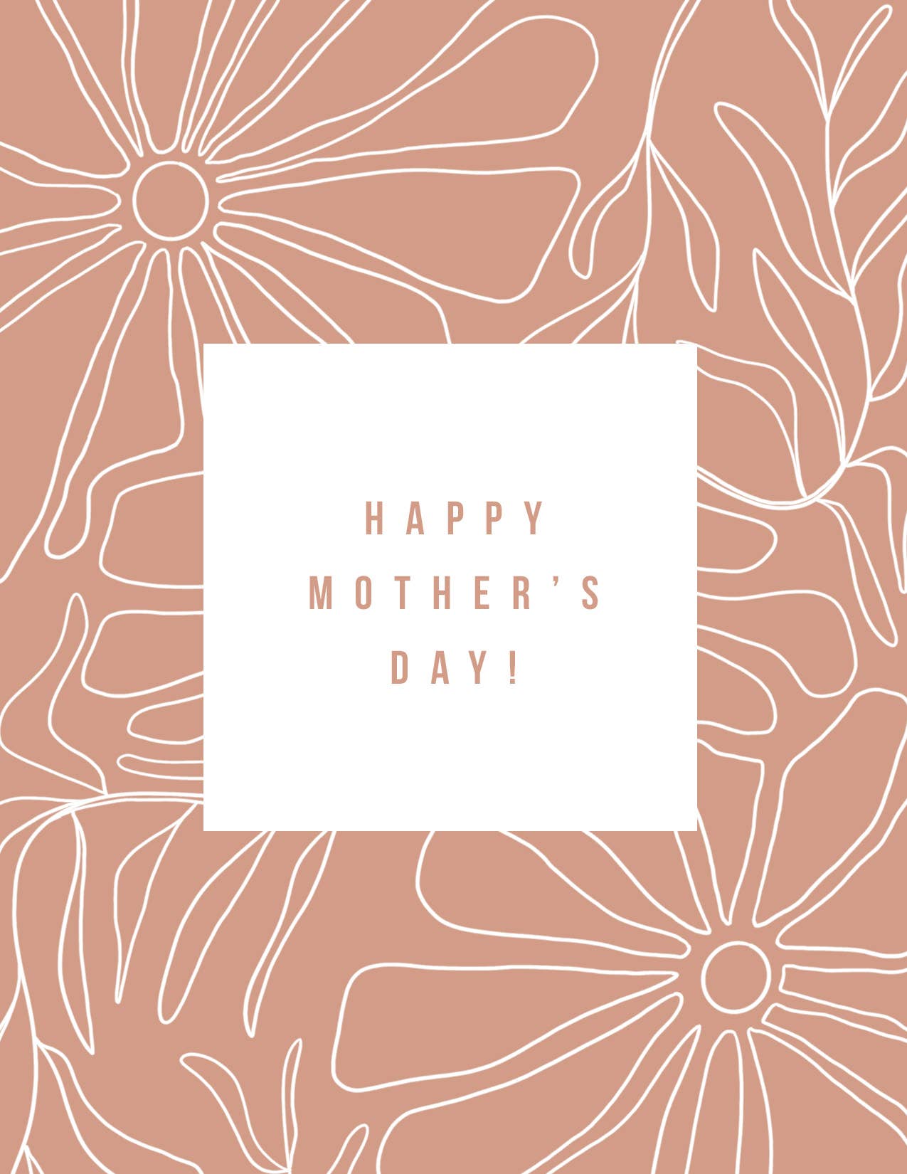 Happy Mother's Day Floral Card