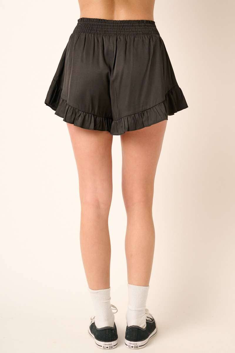 BRITTANY RUFFLE DETAIL SHORTS