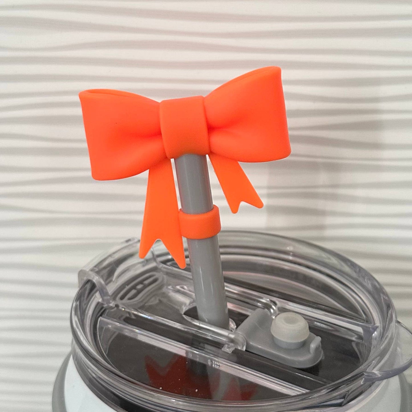 Straw Cover Topper Bow