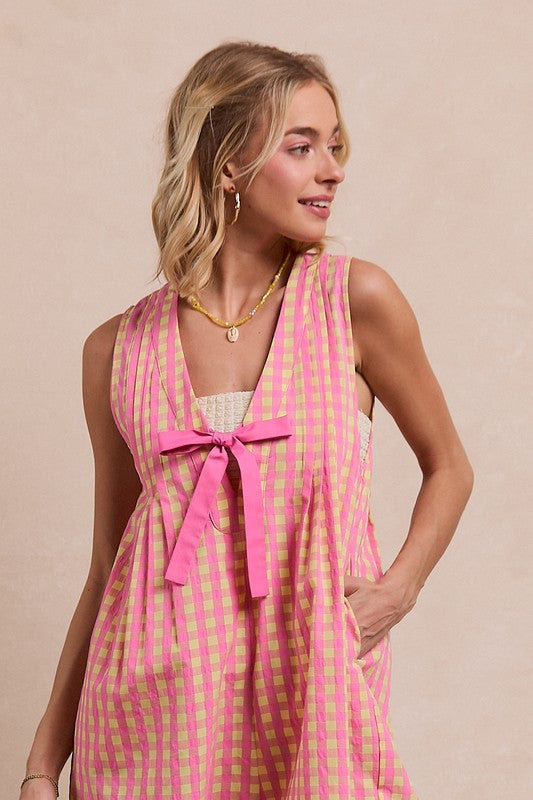 SL Gingham Romper