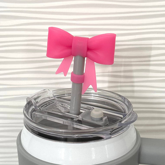 Straw Cover Topper Bow