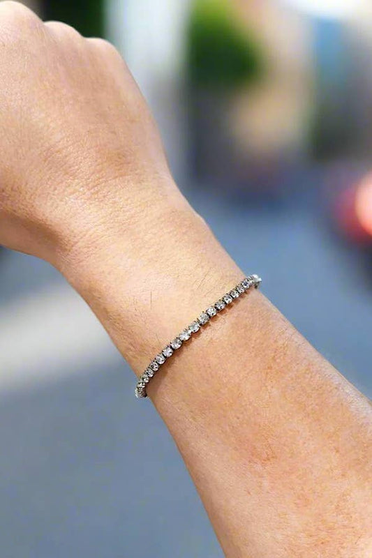 Silver Tennis Bracelet