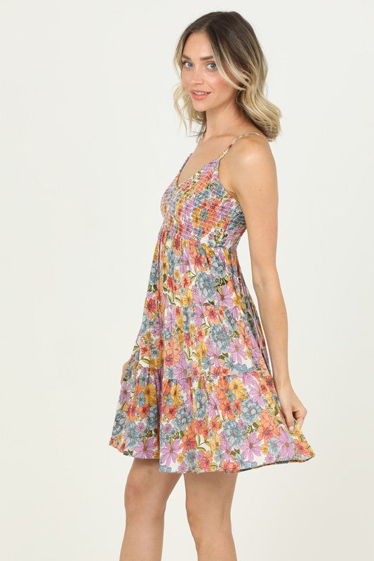 Angie floral fantasy dress