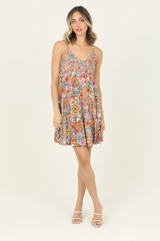 Angie floral fantasy dress