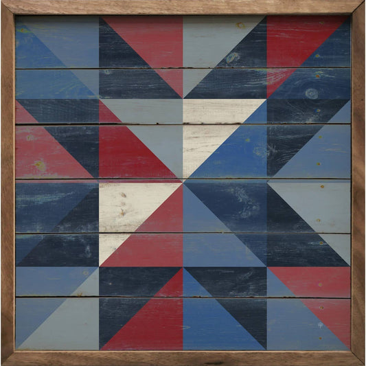 Quilt Festive Americana Star: 4 x 4 x 1