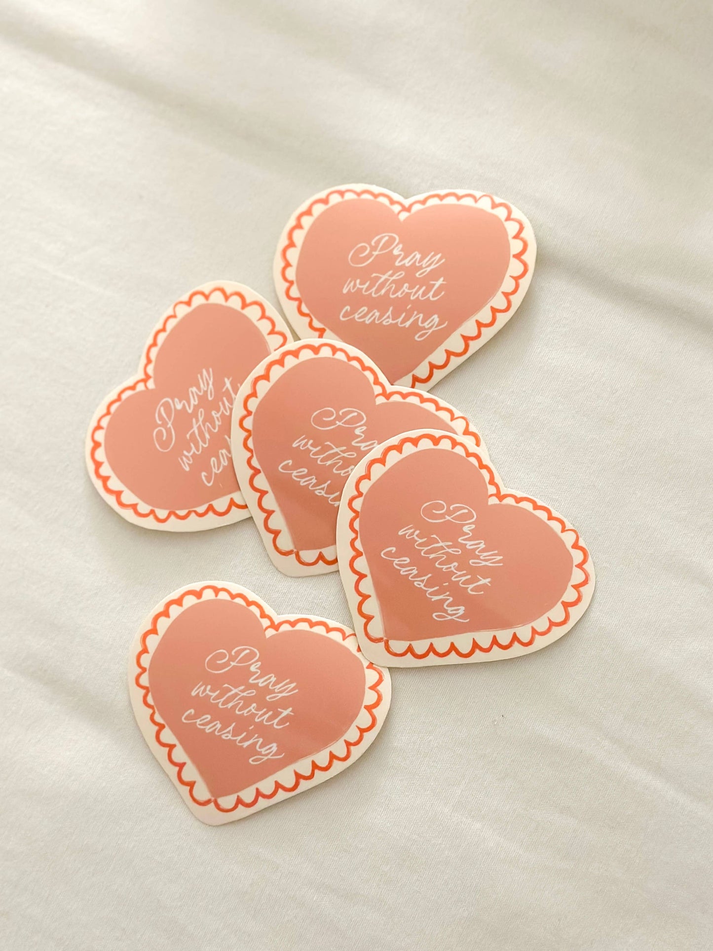 Pray without ceasing christian sticker, Bible verse sticker