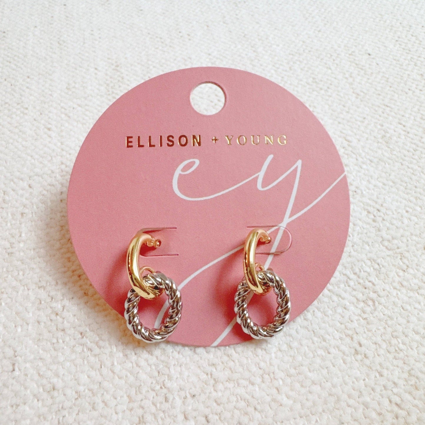 Two Toned Earrings