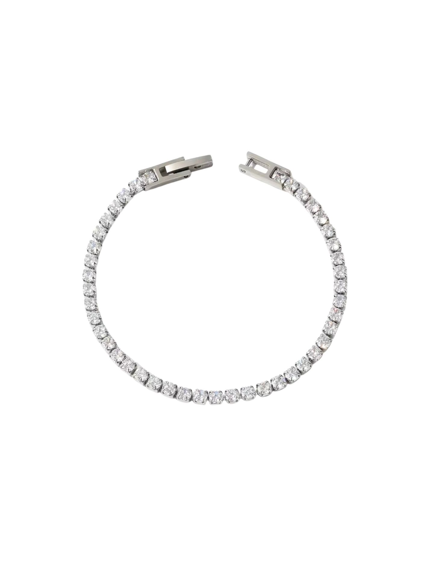 Silver Tennis Bracelet