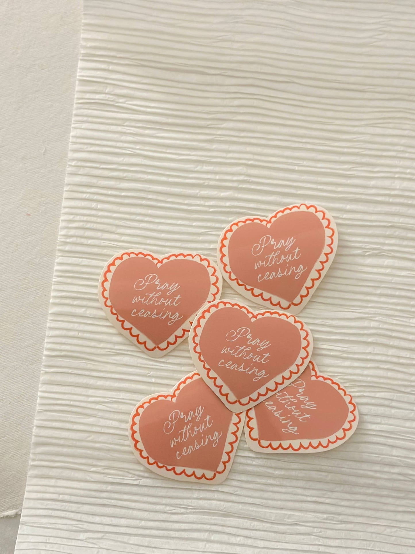 Pray without ceasing christian sticker, Bible verse sticker