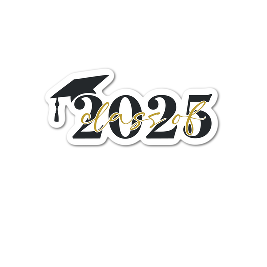 Class of 2025 Waterproof Sticker