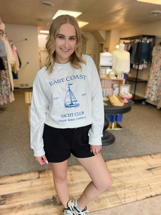 "YACHT CLUB" SWEATSHIRT