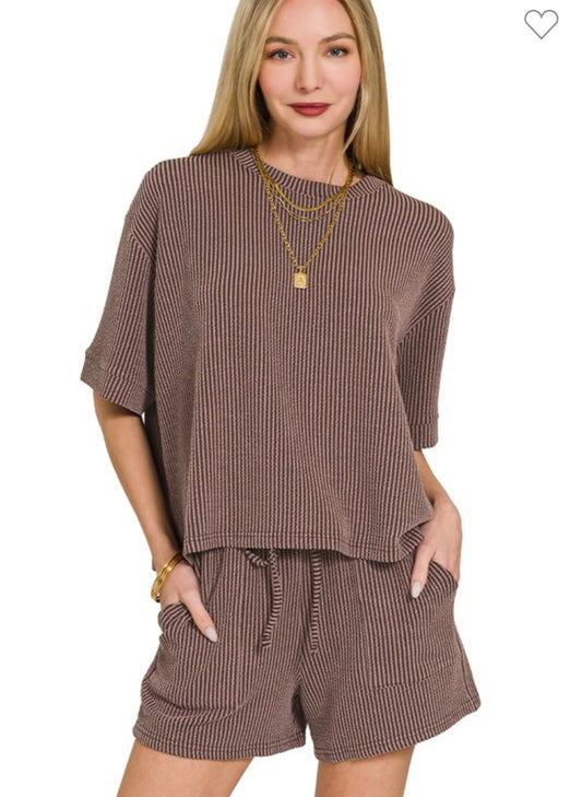 Cora ribbed top