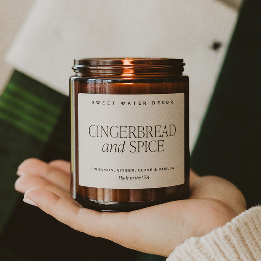 Gingerbread and Spice 9 oz Soy Candle-