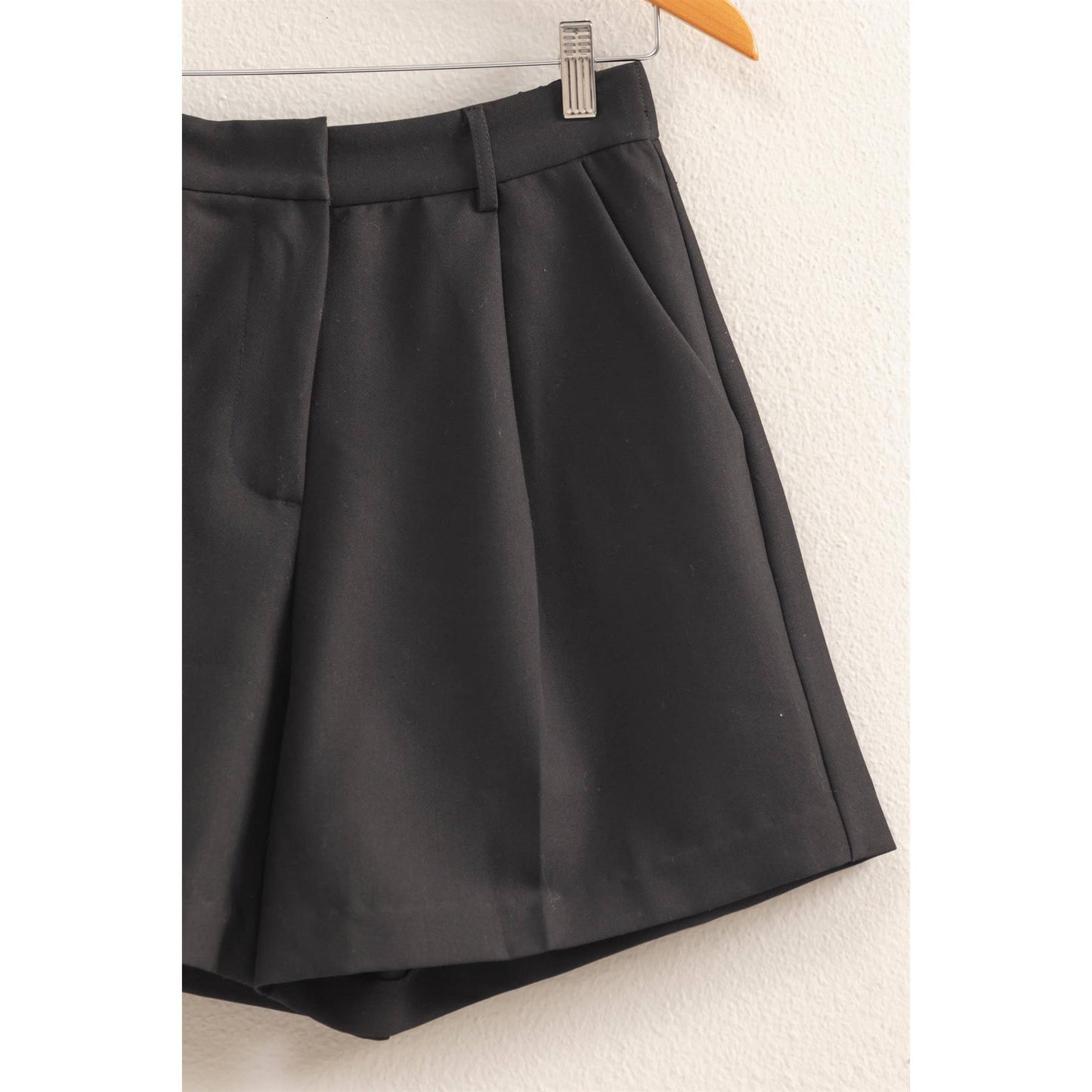 Mandy High Waist Pleated Chic Shorts