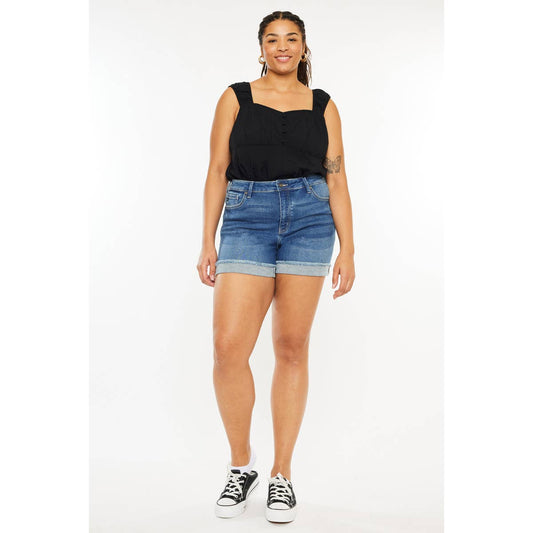 PERFECT DENIM SHORT\ CURVY