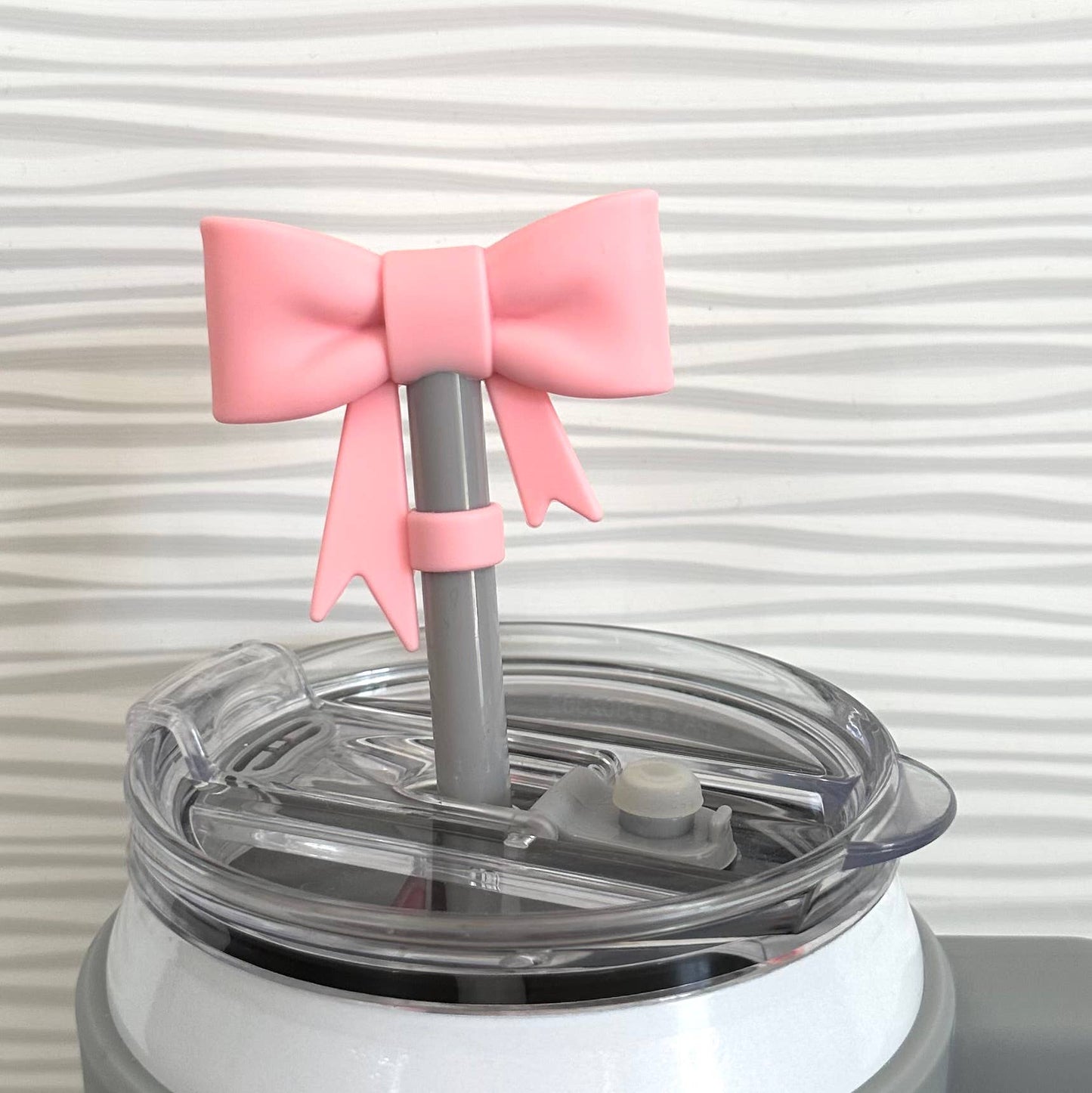 Straw Cover Topper Bow