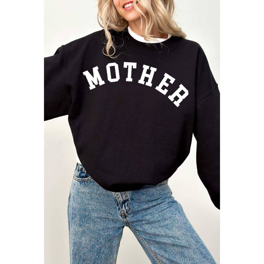 MOTHER Oversized Graphic Sweatshirt