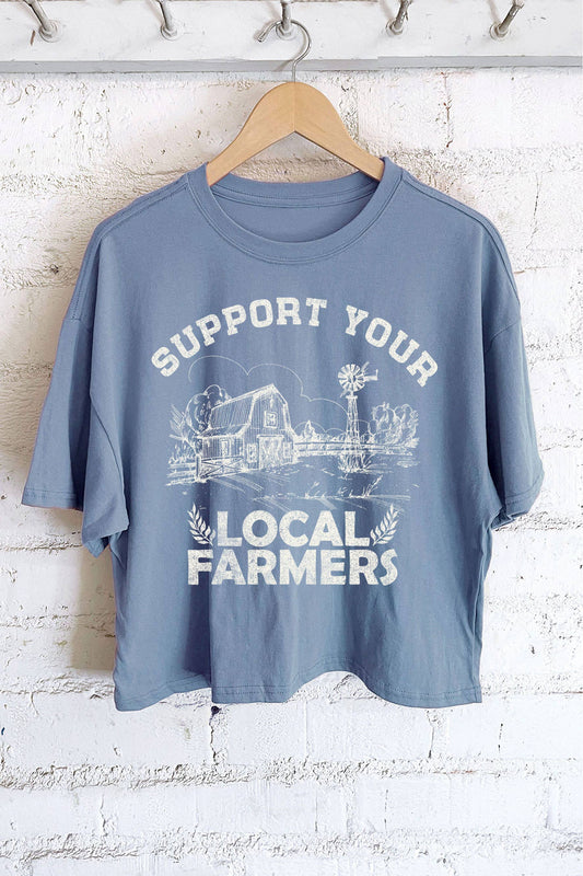 SUPPORT YOUR LOCAL FAMERS GRAPHIC