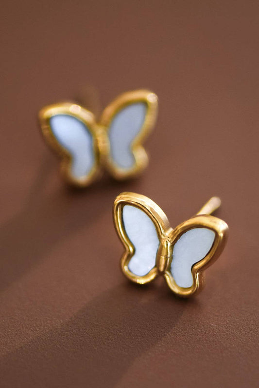 Butterfly Waterproof Stud Earrings