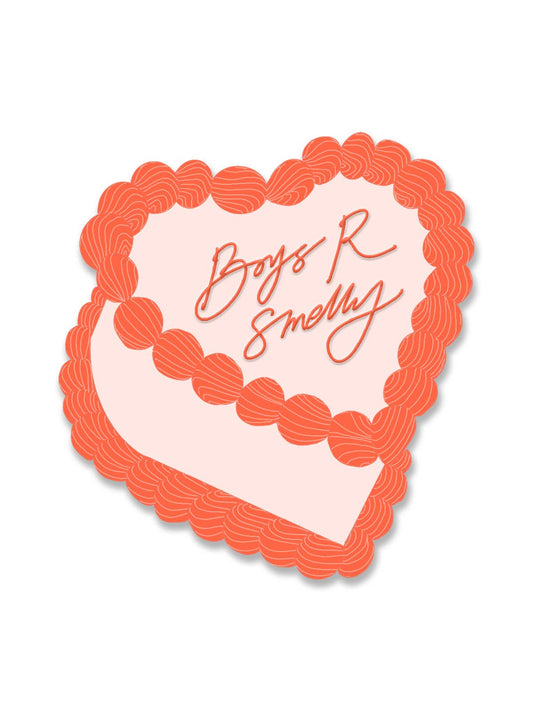 Boys R Smelly Vinyl Sticker