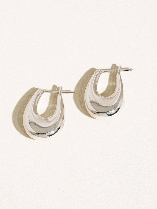 Quinn Classic Droplet Hoop Earring